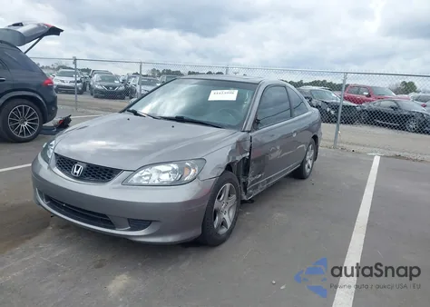 2004 Honda Civic Ex z USA, uszkodzony, nr VIN 1HGEM21984L024166